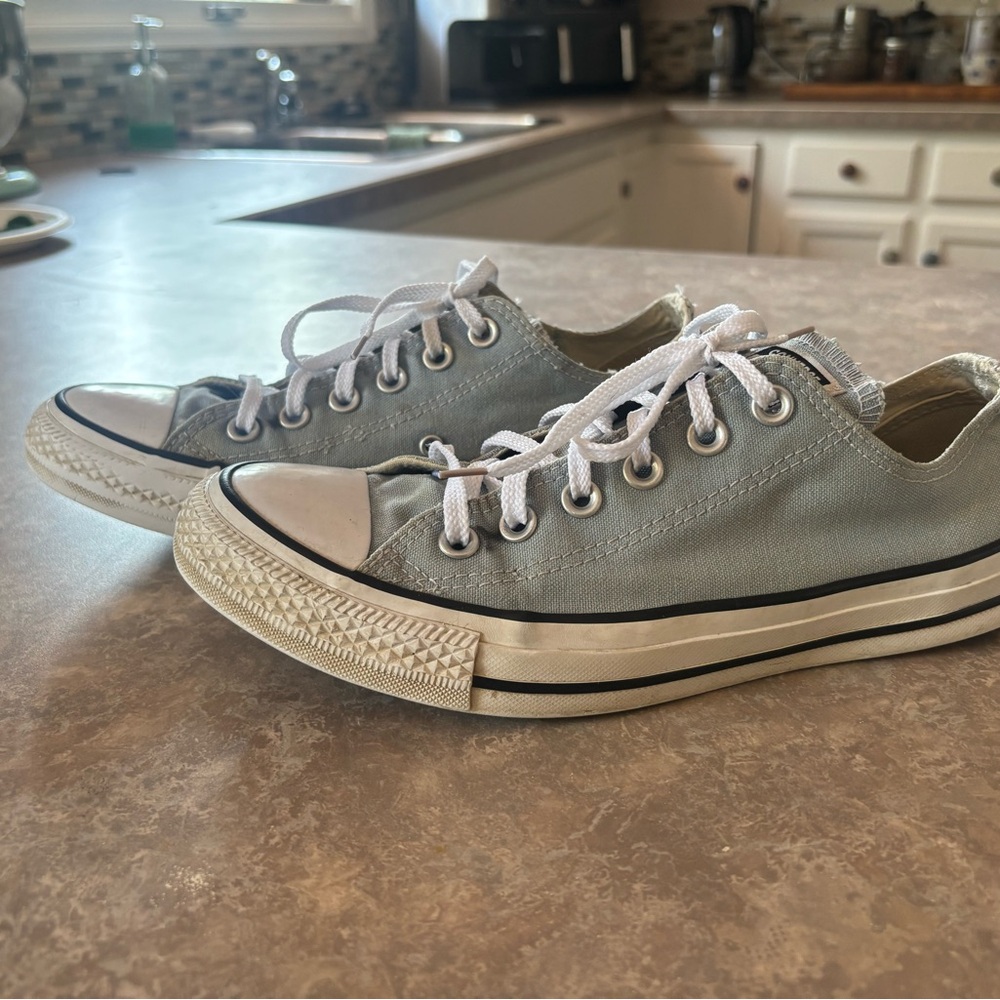 Light Blue Converse Low-Top Sneakers